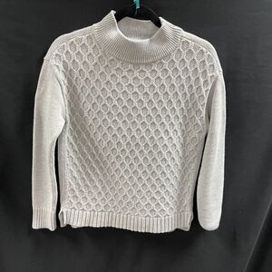 Talbots Womens Long Sleeve Sweater Small Gray